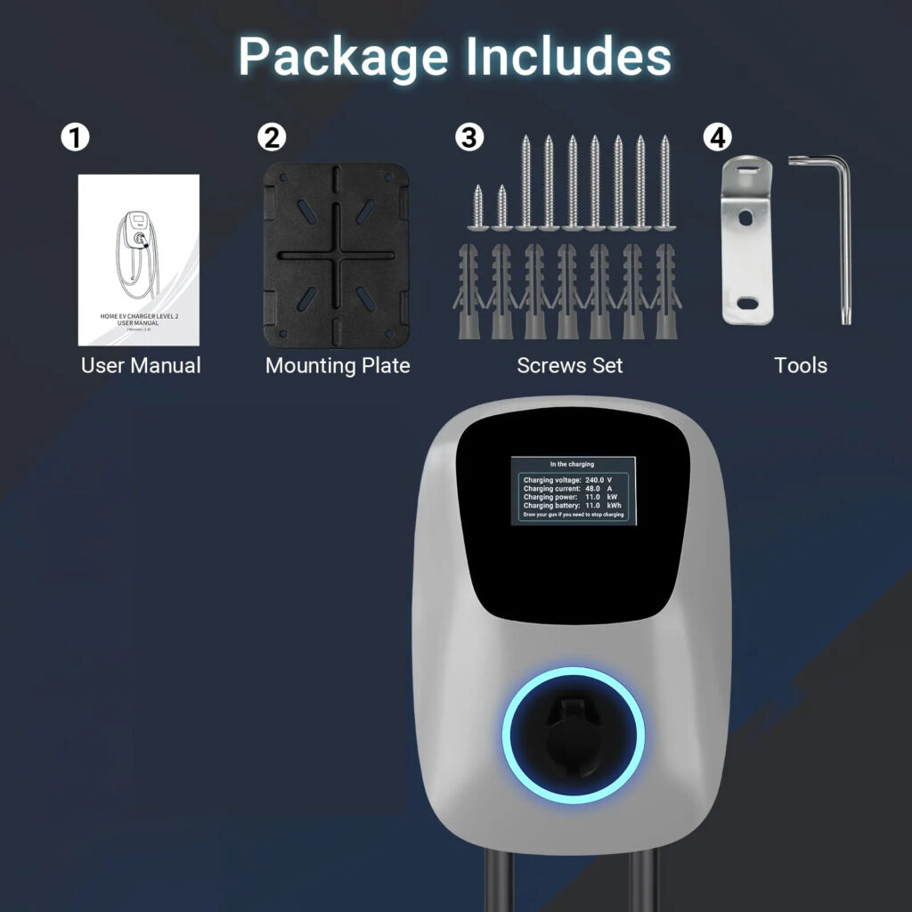 AC electric vehicle charger